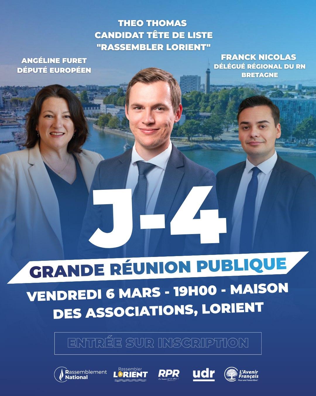 J-4 avant notre grande réunion publique