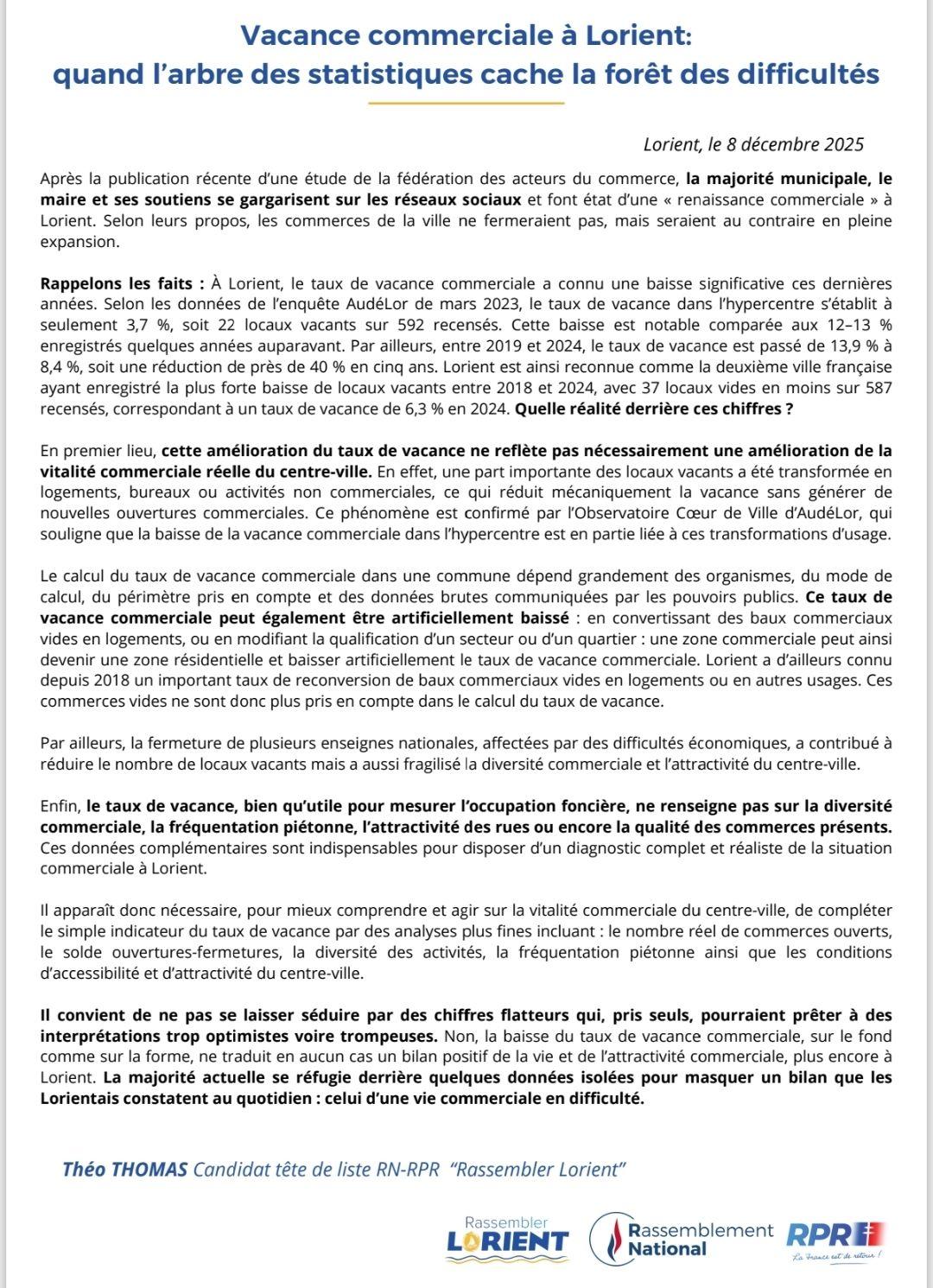 Lorient : quand la baisse de la vacance commerciale masque les difficultés du centre-ville